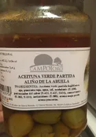 Aceituna verde partida aliño de la abuela