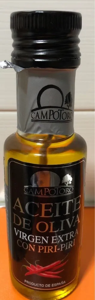 Aceite de oliva virgen extra con piri-piri