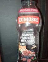 Zumo Refrigerado De Uvas, Frambuesa, Moras y Granadas Zumosol