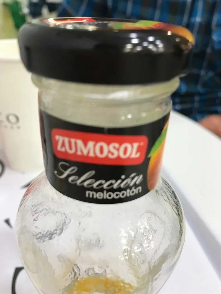 Zumo de melocotón
