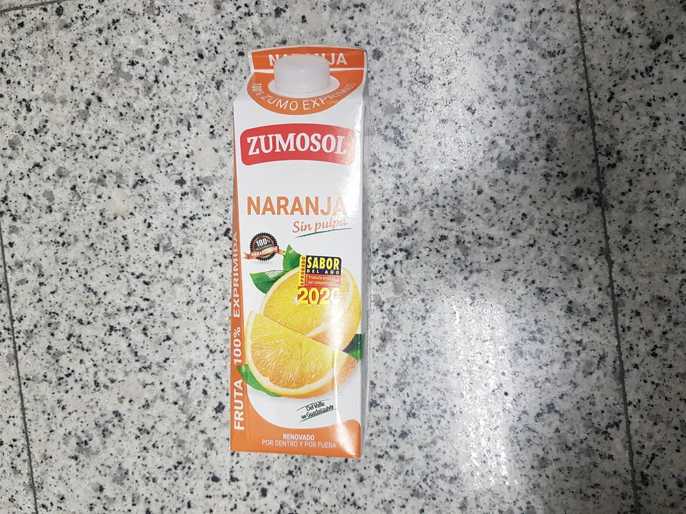 ZUMO  NARANJA ZUMOSOL sin Pulpa