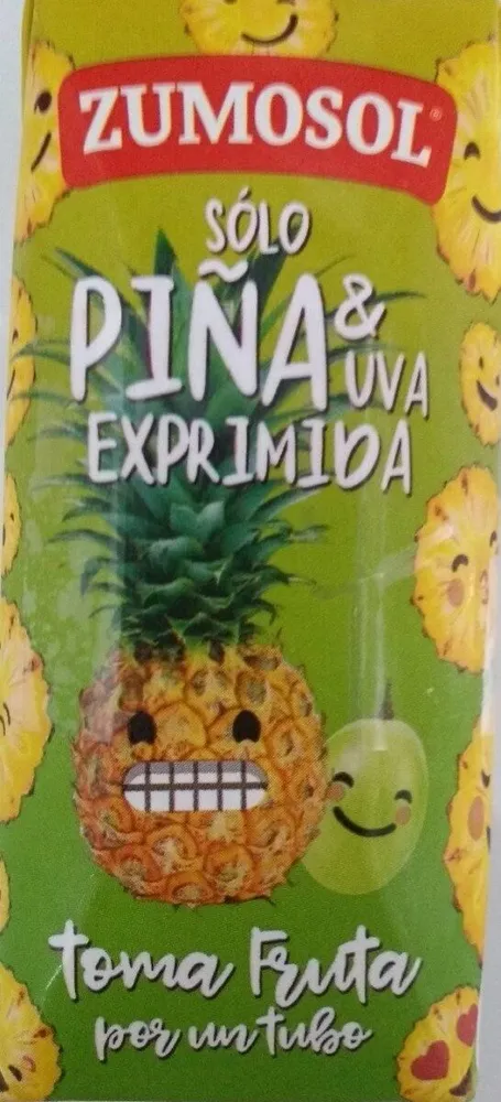 Sólo piña & uva exprimida