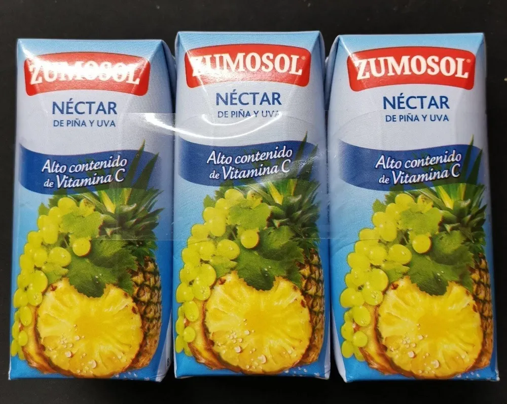 Néctar de piña y uva