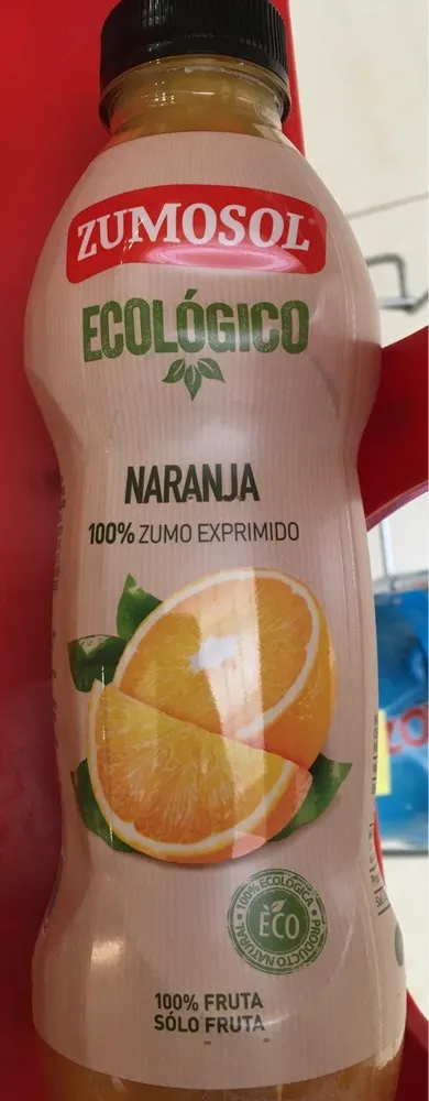 Zumo de naranja ecológico