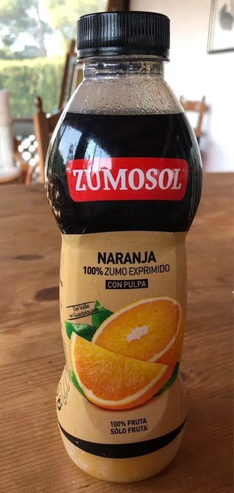 Naranja 100% zumo exprimido con pulpa