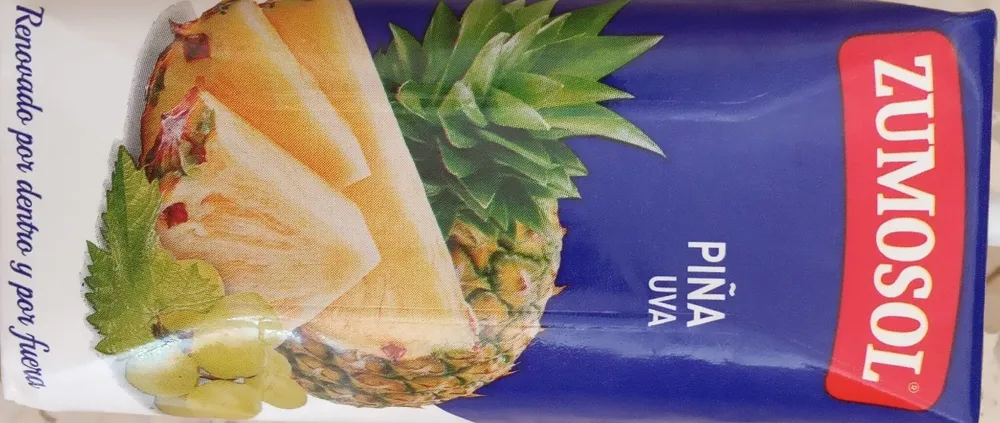 Zumo pina y uva