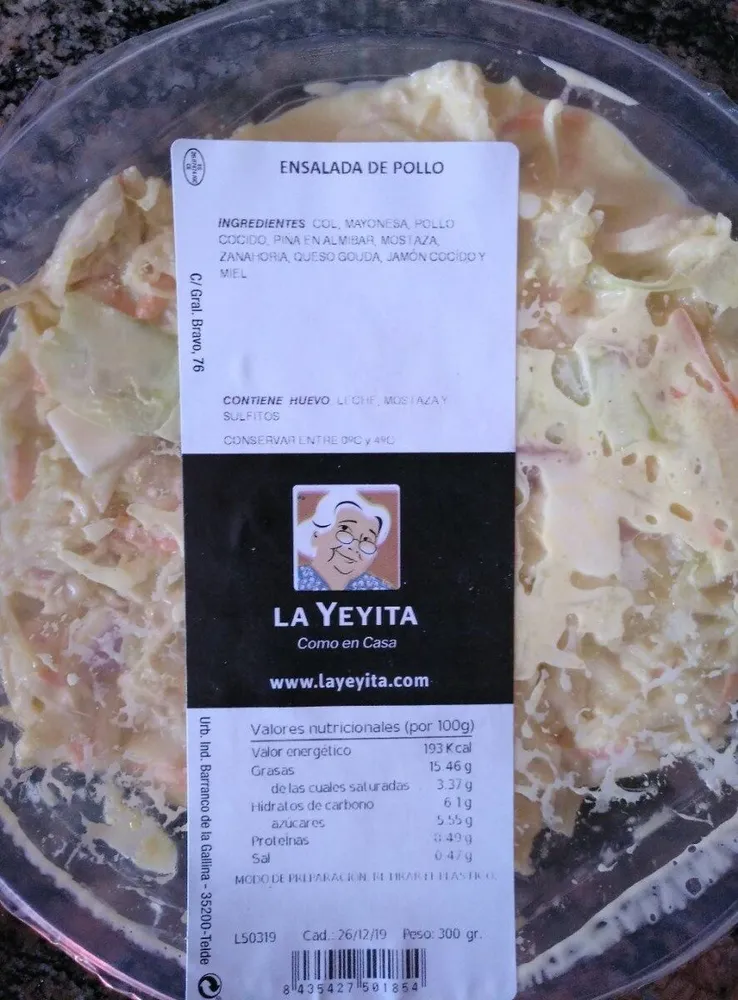 Ensalada de pollo