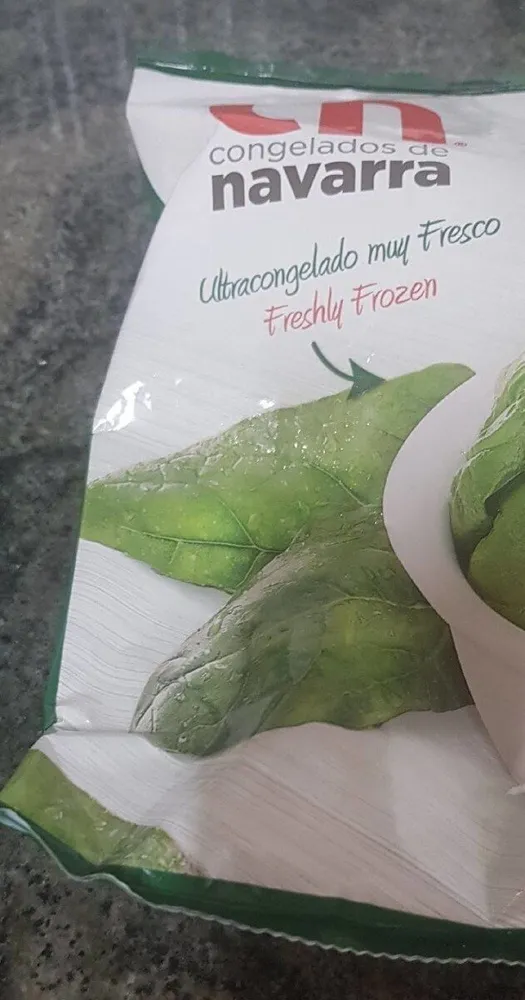 Espinaca en hojas