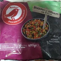 Braseado de verduras con polll