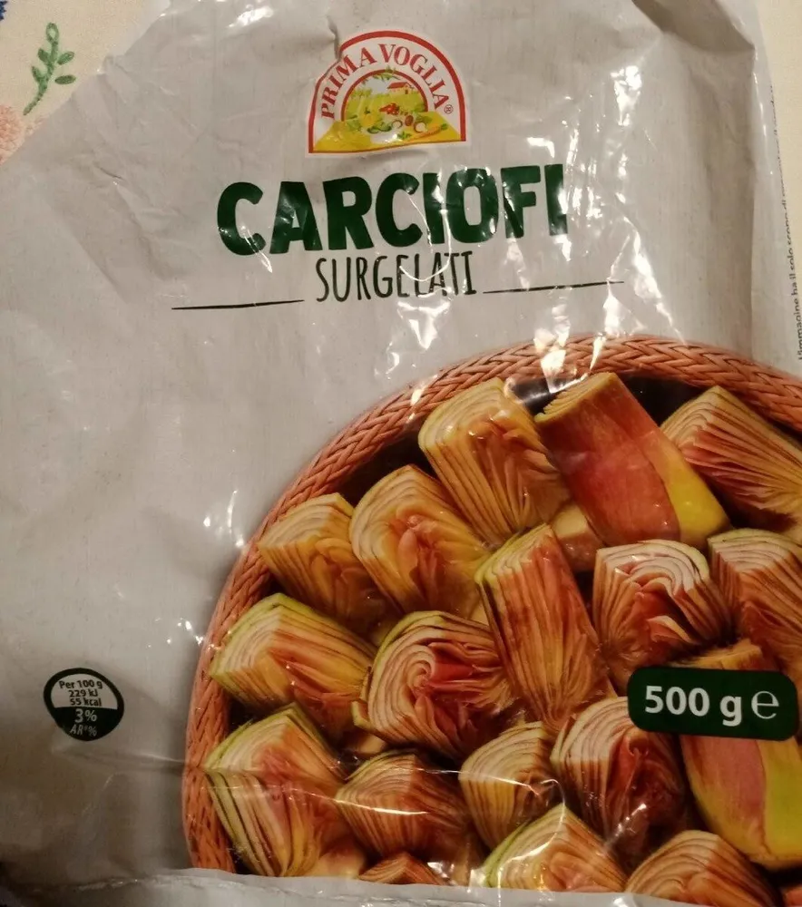 Carciofi surgelati