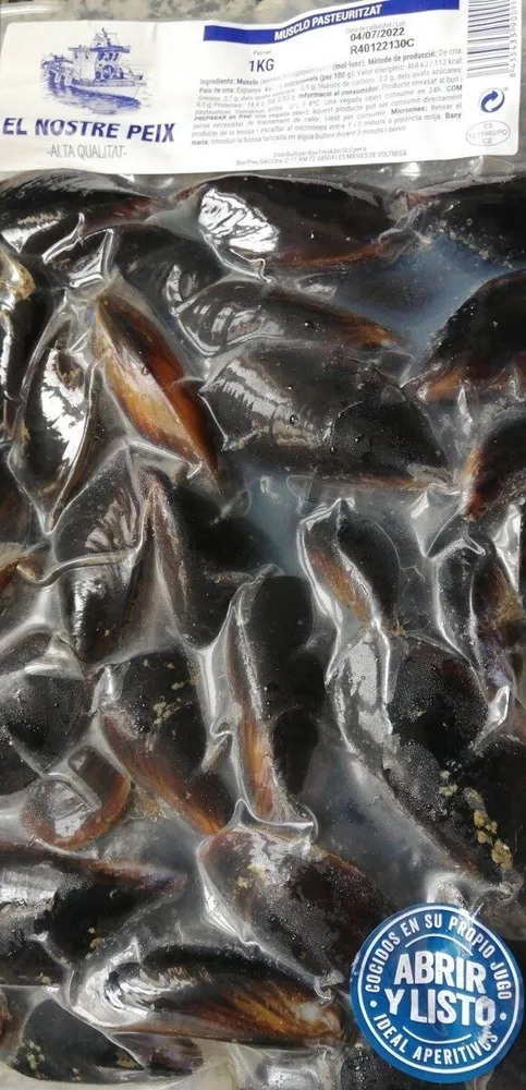 Mejillones Pasteurizados