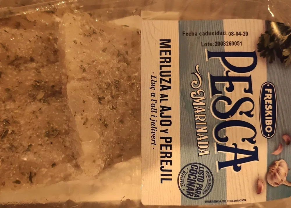 Merluza al ajo y perejil