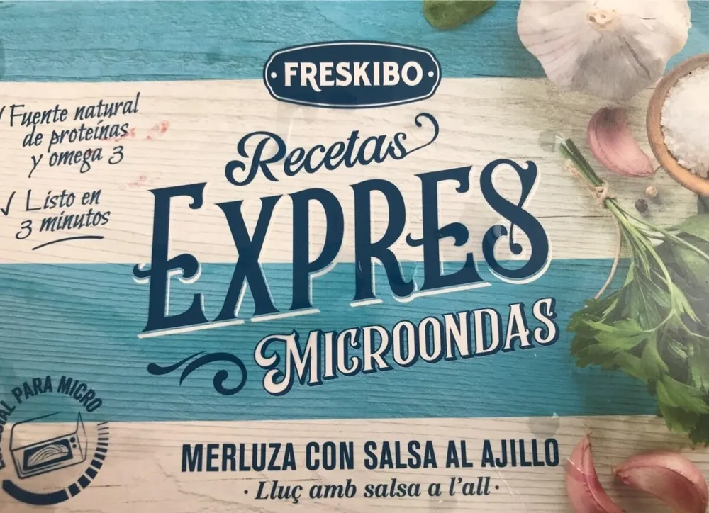 Merluza con salsa al ajillo
