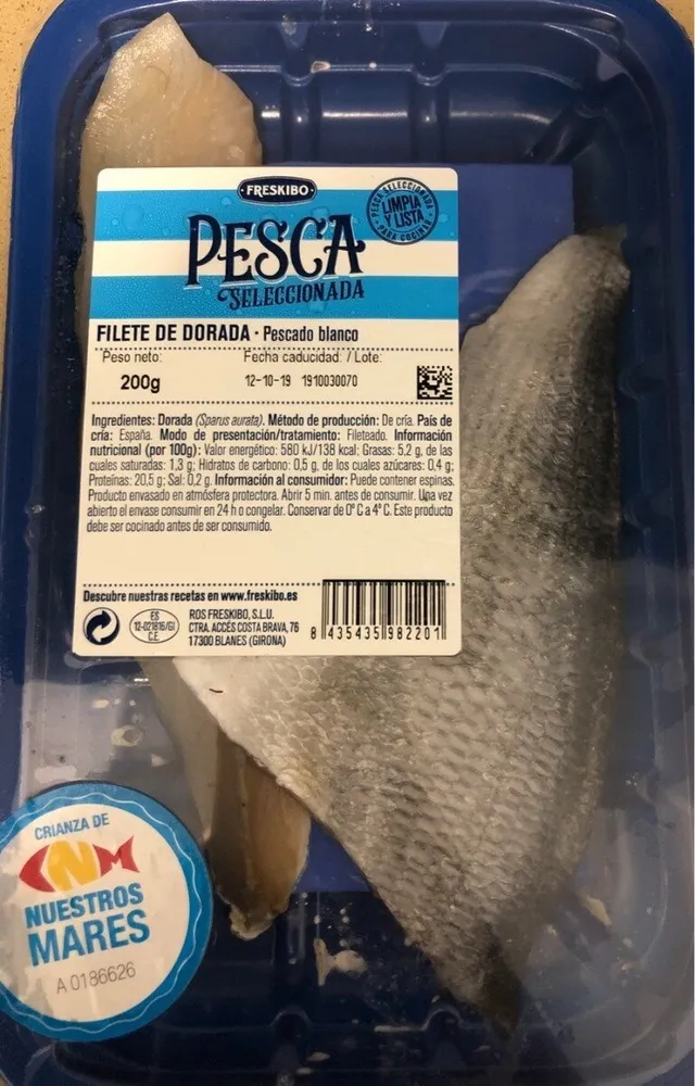 Filete de dorada