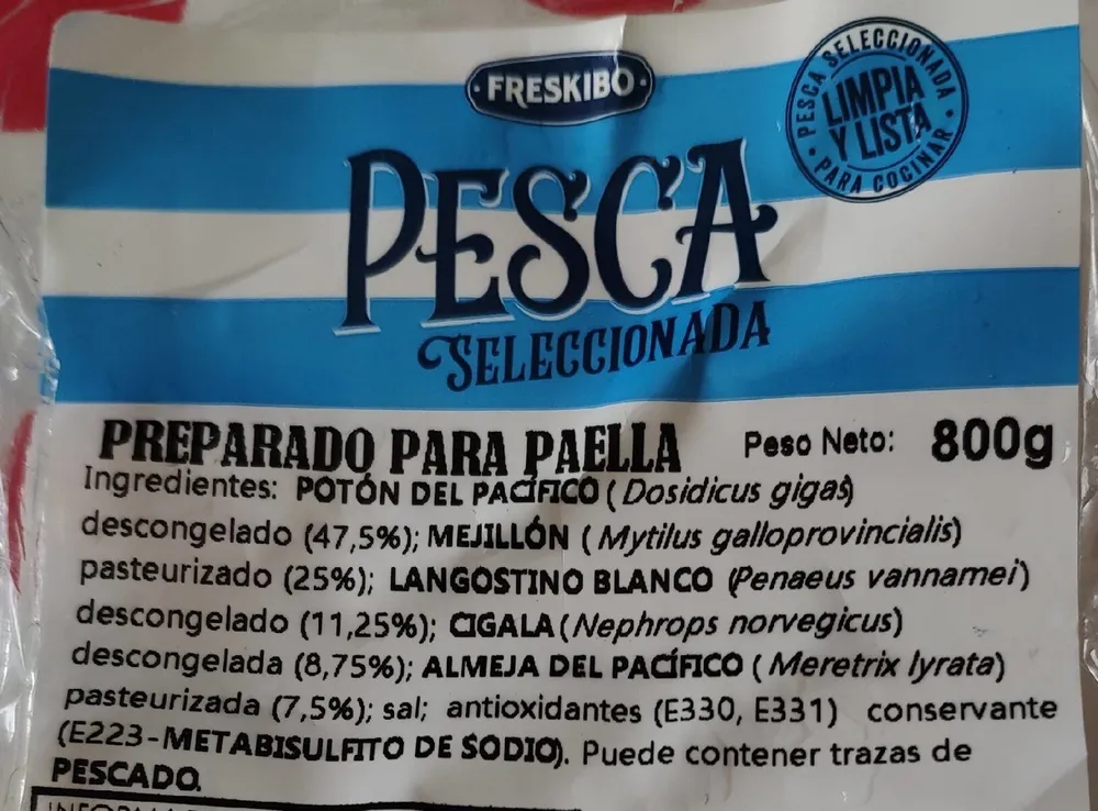 Preparado para paella