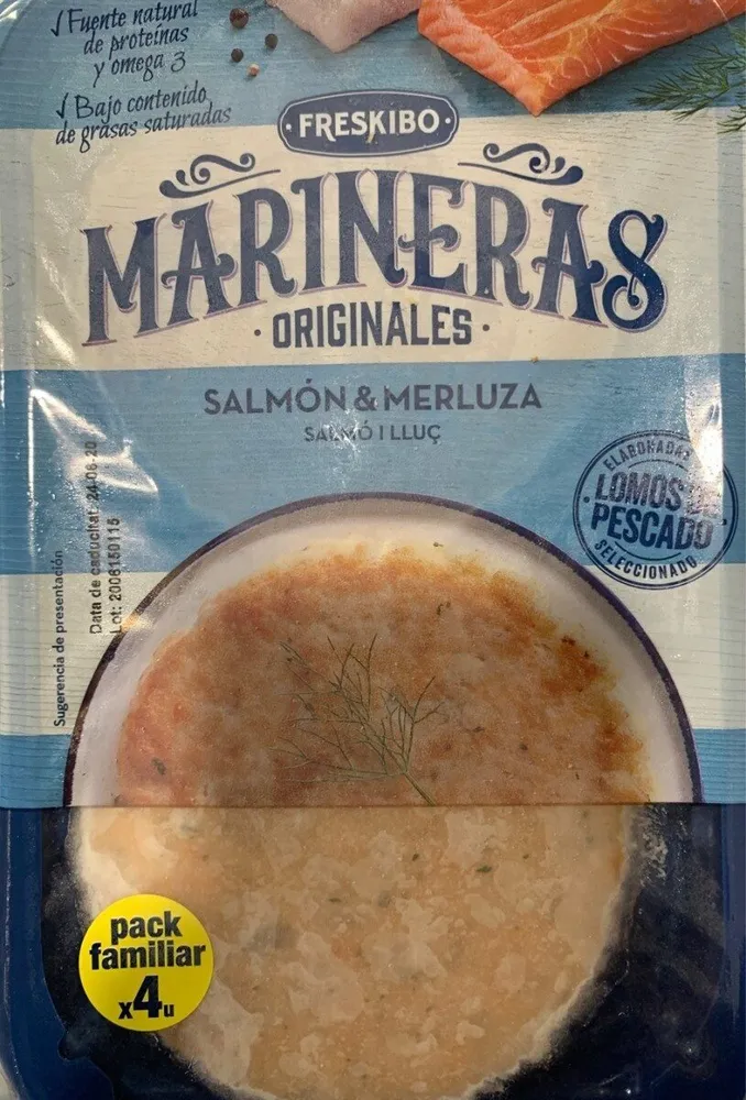 Salmón y merluza