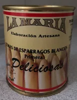 Yemas de espárragos blancos
