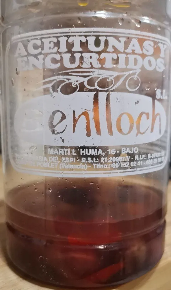 Aceituna entera morada