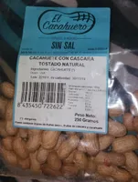 Cacahuete con cáscara tostado natural sin sal