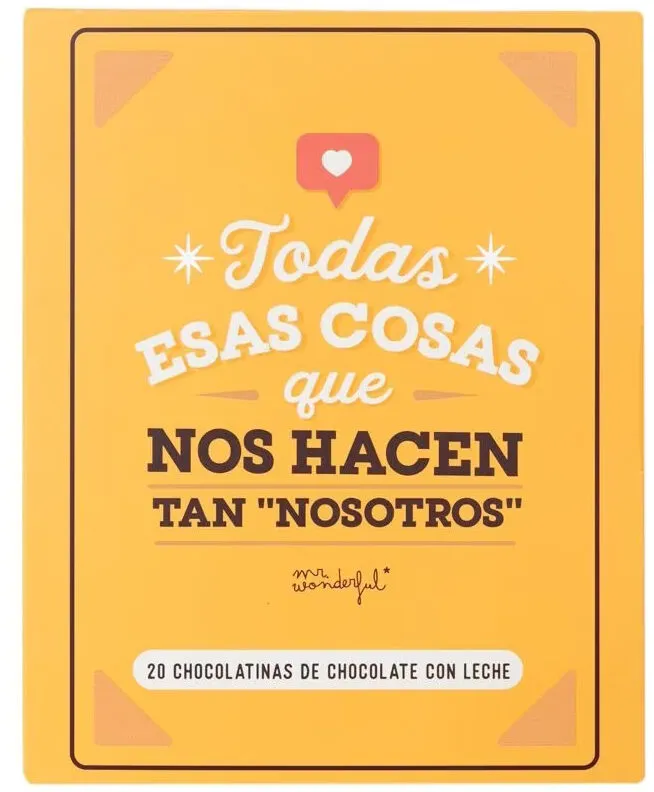 Caja de Chocolate Todas esas Cosas que nos Hacen tan "Nosotros"