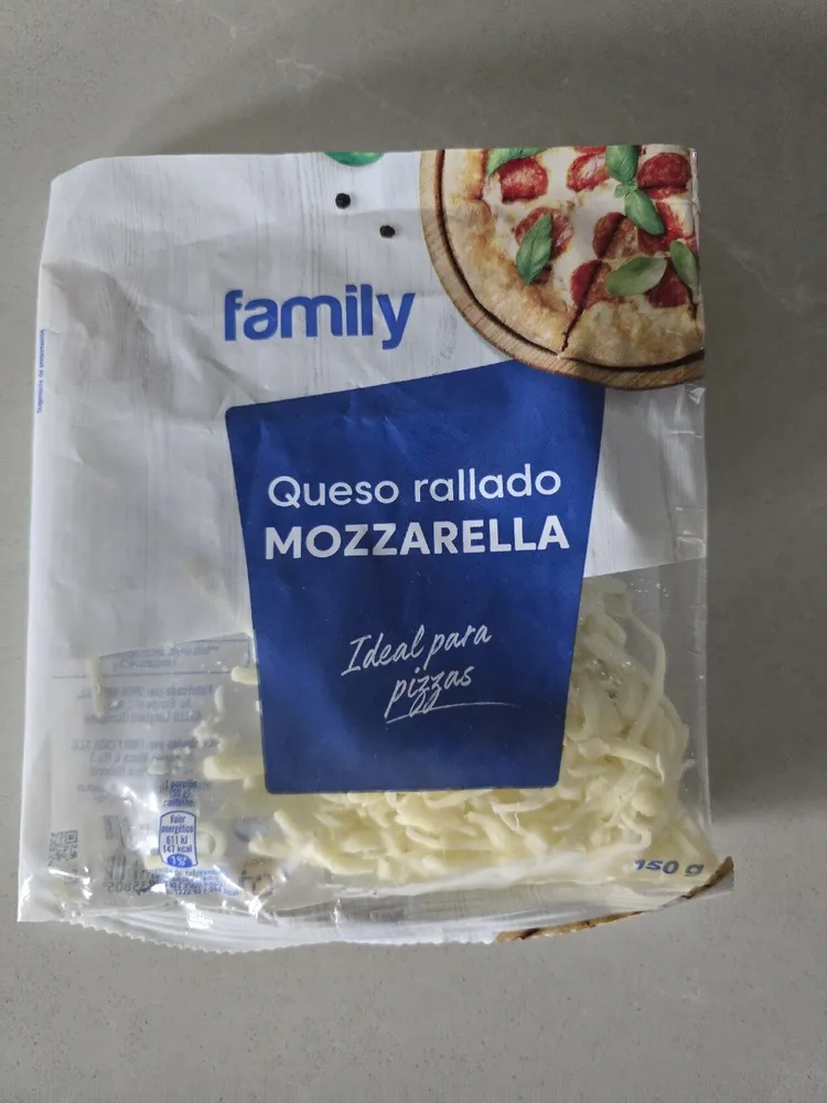 Queso Rallado Mozzarella