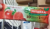 Barrita de fresas y manzana