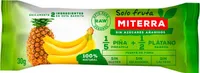 Barrita de frutas con piña y plátano sin gluten y sin lácteos