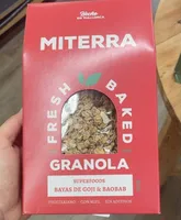 Granola bayas de goji y baobab