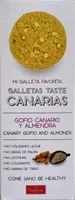 Galletas gofio canario y almendra