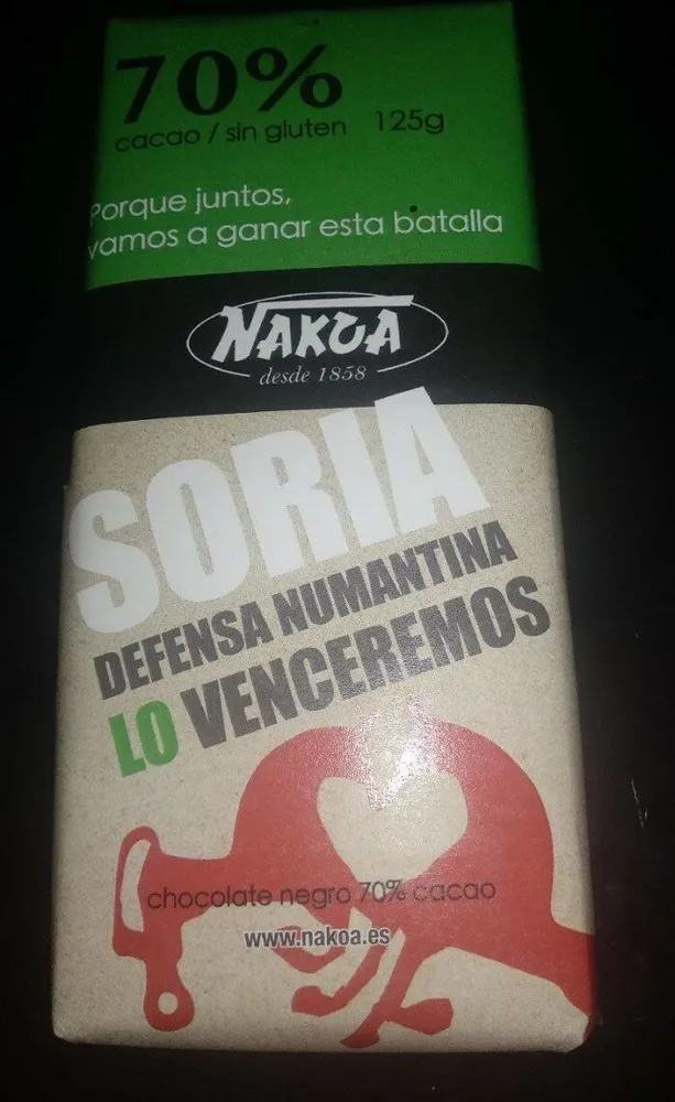 Chocolate negro 70%