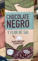 Chocolate negro y flor de sal