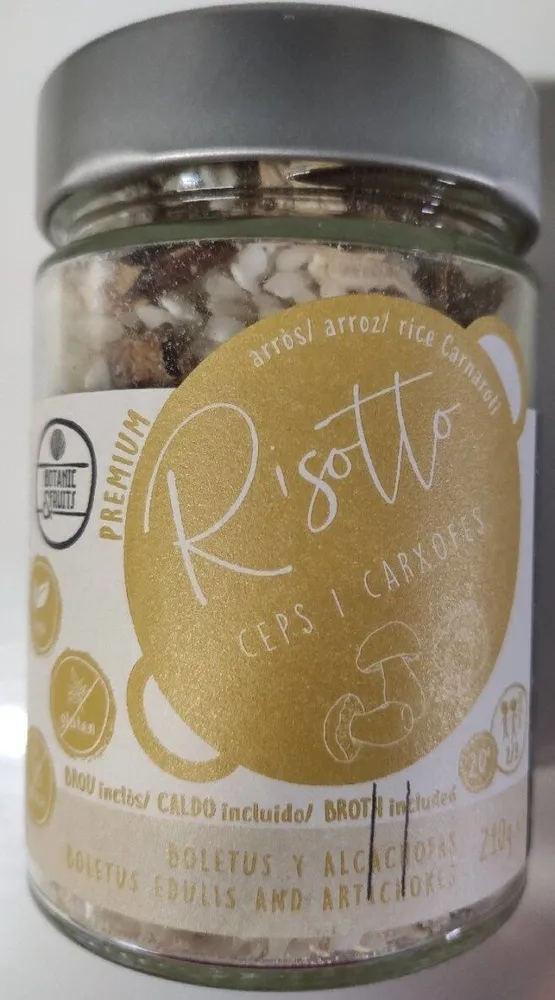 Risotto Ceps i Carxofes