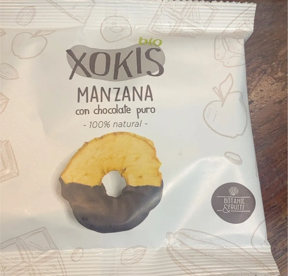 Manzana con chocolate