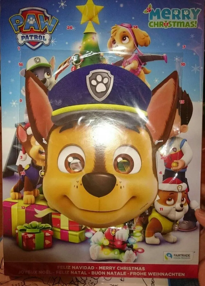 Calendrier de l'avant paw patrol
