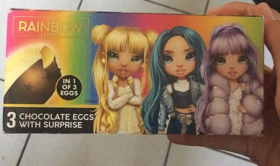 3 Chocolate eggs with surprise