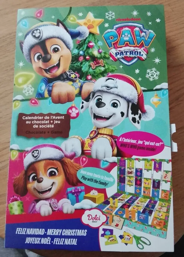 Calendrier de l'avent Paw patrol
