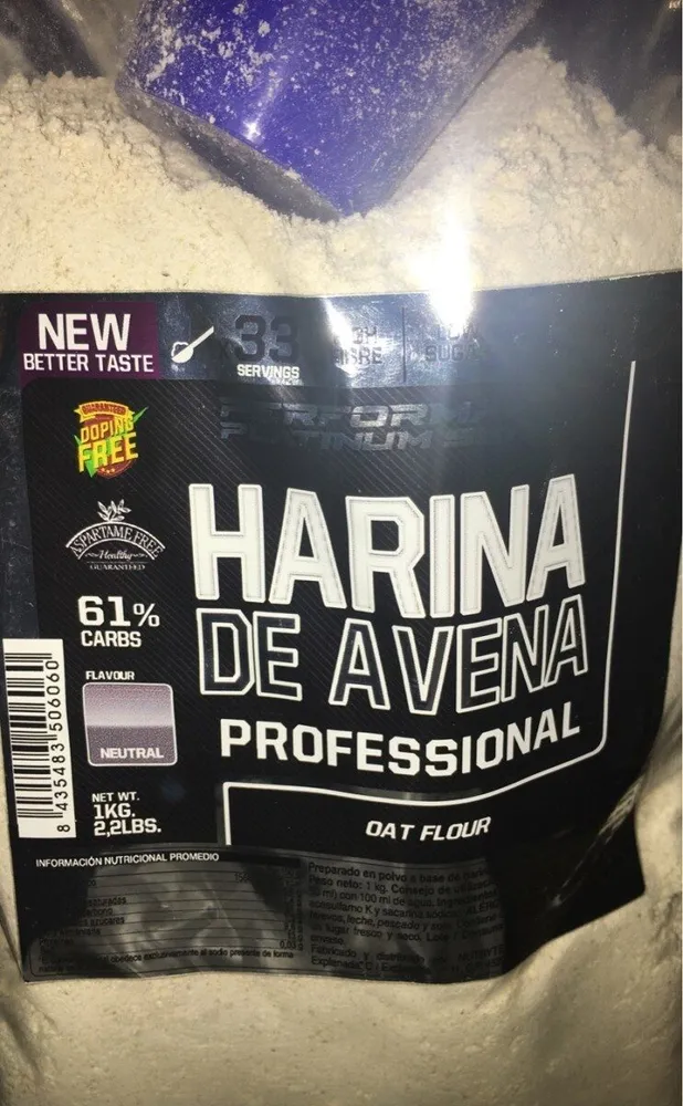 Harina de avena profesional