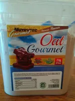 Oat gourmet brownie