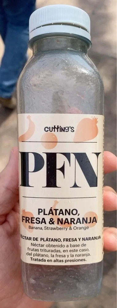 Nectar de platano, frea y naranja