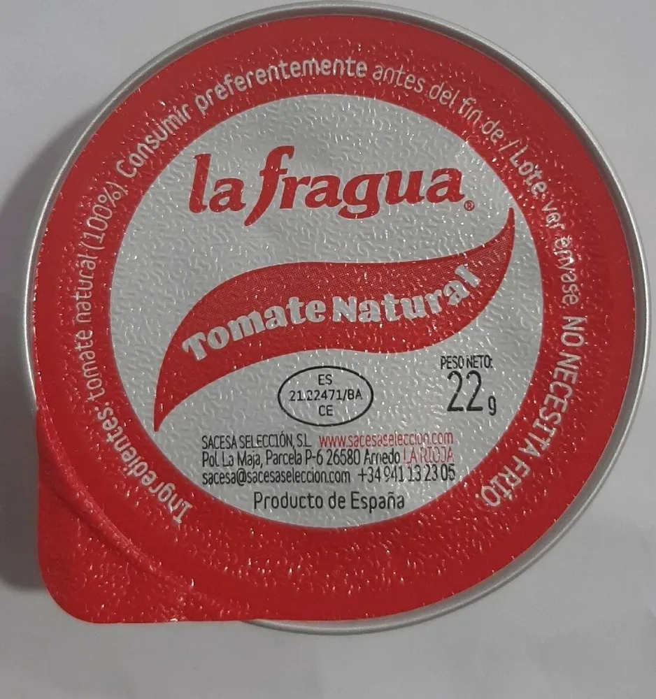 Tomate  natural monodosis