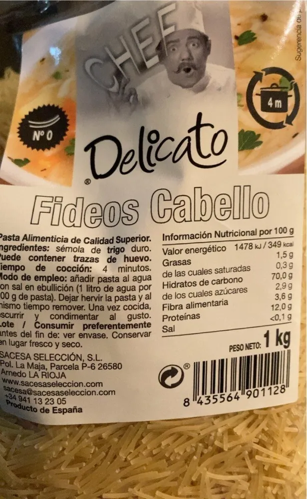 Fideos Cabello