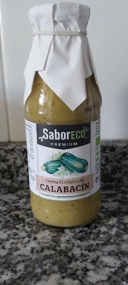 Crema ecológica de calabacin