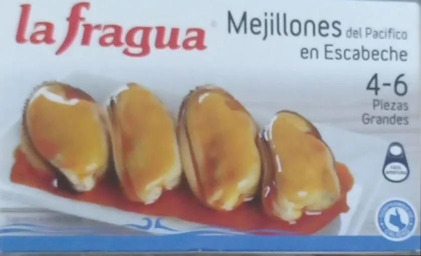 Mejillones del Pacífico en escabeche