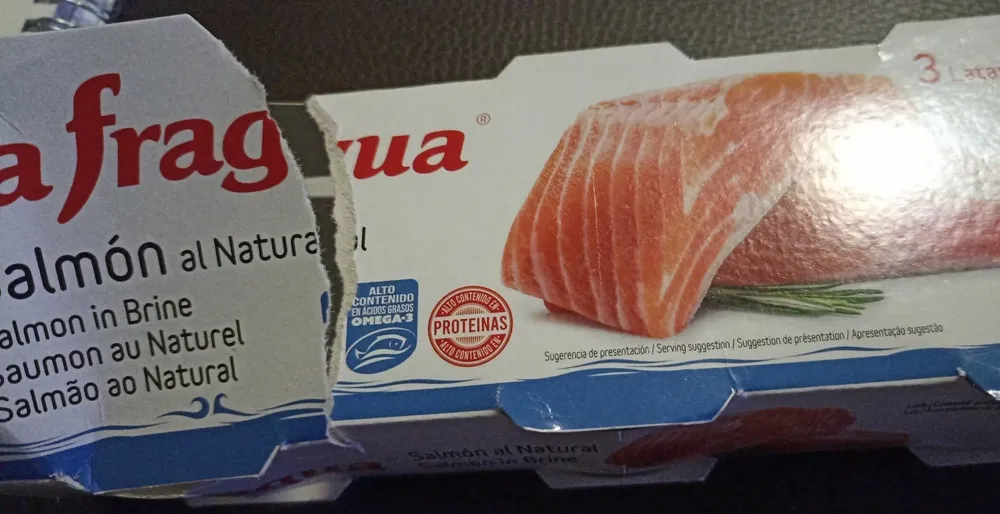 Salmón al natural