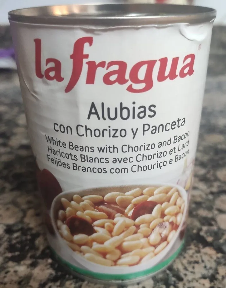 Alubias con Chorizo y panceta