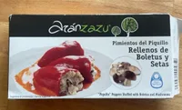 Pimientos del piquillo Rellenos de boletus y Setas