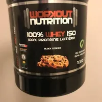 Workout nutrition black cookie - Workout nutrition