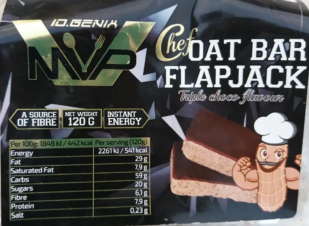 Chef oat bar flapjack