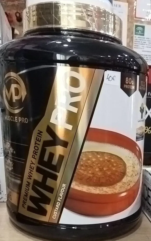 WHEY PRO custard flavour