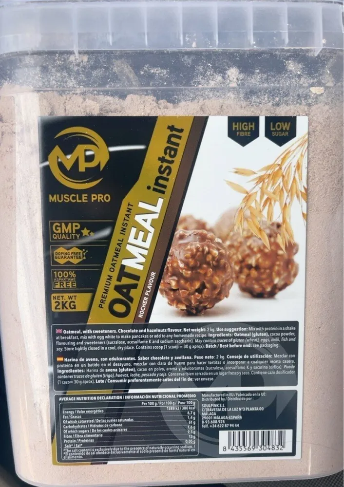 Oatomel instant rocher flavor